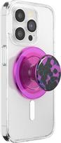 „PopSockets“ telefono laikiklis su „MagSafe“ ir atrama, magnetinis stovas, keičiama viršutinė dalis, patikimas laikymas „iPhone“ „MagSafe“ dėklams, telefono ir planšetės laikiklis – „Purple Prism“