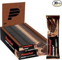 „PowerBar Protein Plus“ batonėlis, kurio kaloringumas – tik 107 kcal – mažai cukraus turintys baltyminiai batonėliai, fitneso batonėliai su ląsteliena – šokoladinis „Brownie“ (30 x 35 g)