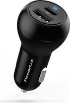 „Powerlot“ USB-C automobilinis įkroviklis, USB adapteris cigarečių degikliui su dviem prievadais: PD 20 W ir QC 18 W, 5 A greitojo įkrovimo automobilinis USB įkroviklis, skirtas „iPhone 14/13/12“, „iPad Air/Pro“, „Galaxy S22/S20“, „Note 20/10“