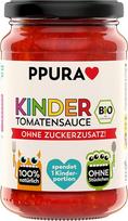 „PPURA“ ekologiškas pomidorų padažas vaikams be pridėto cukraus, padažas makaronams be gabaliukų su pomidorais, 100 % natūralus be priedų, vaikams skirtas padažas makaronams, pagamintas Italijoje, išpilamas vaikiška porcija, 340 g stiklainis