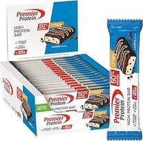 „Premier Protein“ 50 % baltymų batonėlis ir traškus sausainis, mažai cukraus, mažai angliavandenių, be palmių aliejaus, 16 x 40 g