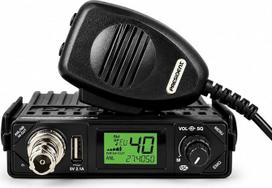 „President Bill II“ + ASC „Mini CB Radio“ – nešiojama 27 MHz automobilių radijo stotis, AM/FM, 4 W, NRC triukšmo filtras, USB, 12 V, skirta sunkvežimiams ir lengviesiems automobiliams