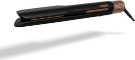 „Princess Air Straightener Pro“ 01.529220.01.001 Karšto oro plaukų tiesinimo šepetys, 500 W BLDC variklis, 25–200 °C, keraminė danga, jonų technologija, 2 greičiai