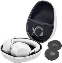 „ProCase“ ausinių dėklas, skirtas „Sony WH-1000XM4“/„WH-CH710N“, „Beats Solo3“/„2“, „Bose QC“, „BL Everest 700“/„300“ ausinėms. Kelioninis krepšys, nešiojimo krepšys, ausinių dėklas su 2 apsauginiais maišeliais nuo dulkių – pilkos spalvos
