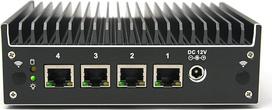 „Protectli Vault Pro VP2420-4 Port“, ugniasienės mikroįrenginys / mini kompiuteris – „Intel Celeron J6412“, DDR4 RAM, M.2 SSD saugykla, AES-NI, „barebone“ – suderinamas su „pfSense“ / „OPNsense“