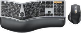 „ProtoArc EKM01 Plus“ ergonomiškas belaidis klaviatūros ir pelės rinkinys su riešo atrama