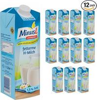 „Pufai Grocery“ prekybos centre – „Minus L H“ pienas, 1,5 % riebalų, be laktozės, 1000 ml, 12 vnt.