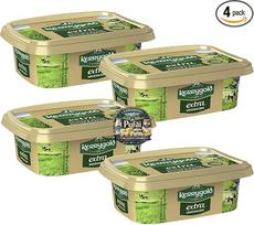 „PUFAI“ rinkinys – nesūdyti sviestas su rapsų aliejumi – tepamas mišinys duonai ir virtuvės reikmėms, lengvai tepamas, 125 g, 4 vnt. pakuotė