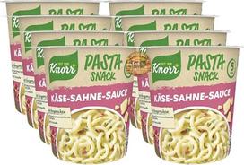 „PUFAI“ rinkinys – Makaronų užkandis su sūrio ir grietinėlės padažu, 60 g – Greitai paruošiamas makaronų patiekalas su kreminiu sūrio ir grietinėlės padažu – 8 vnt. pakuotė