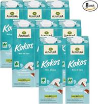„PUFAI“ rinkinys – Nesaldintas kokosų gėrimas – Augalinis gėrimas su kokosų pagrindu, 1 l – 8 vnt. pakuotė