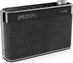 „Pure UK Avalon N5“ DAB/DAB+/FM radijas ir „Bluetooth“ nešiojamas garsiakalbis su žadintuvais, laikmačiais ir 20 iš anksto nustatytų stočių – anglies pilkos spalvos