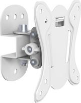 „PureMounts®“ televizoriaus laikiklis – pasukamas – VESA 100, atstumas nuo sienos: 75 mm, maksimali apkrova 25,0 kg, pakreipiamas 3°/-12°, pasukamas 25°/-25°, baltas