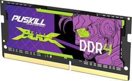 „PUSKILL“ DDR4 nešiojamojo kompiuterio RAM atmintis, 16GB, 3200 MHz, PC4-25600, CL22, 1,2 V, 260 kontaktų SODIMM modulis, vienas modulis, „Plug & Play“ atminties išplėtimas nešiojamiesiems kompiuteriams, suderinama su „Intel“ ir „AMD“ procesoriais