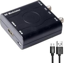 „PUSOKEI“ HDMI į RF moduliatorius HDM61, HDMI į koaksialinį kabelį keitiklis su 1080P PAL valdymu, palaiko NTSC formato išvestį, skirtas namų televizoriui ir žaidimų konsolėms