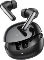 „QCY Melobuds N60“ ausinės su triukšmo slopinimu per „Bluetooth“, „Bluetooth“ ausinės su -56 dB adaptyviu triukšmo slopinimu, „LDAC“ aukštos raiškos garso perdavimu, 6 mikrofonų AI technologija užtikrinanti aiškius pokalbius, 45 val. grojimo laikas, IPX5,
