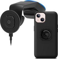 „QUAD LOCK“ automobilio priekinio stiklo prietaisų skydelio telefono laikiklis su „MAG“ belaidžio įkrovimo galvute V2 ir „MAG“ dėklu, skirtas „iPhone 13“