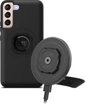 „QUAD LOCK“ lipnus automobilio prietaisų skydelio telefono laikiklis su „MAG“ belaidžio įkrovimo galvute V2 ir „MAG“ dėklu, skirtas „Galaxy S22 Plus“