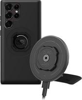 „QUAD LOCK“ lipnus automobilio prietaisų skydelio telefono laikiklis su „MAG“ belaidžio įkrovimo galvute V2 ir „MAG“ dėklu, skirtas „Galaxy S22 Ultra“