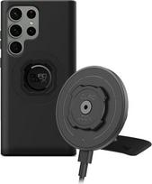 „QUAD LOCK“ lipnus automobilio prietaisų skydelio telefono laikiklis su „MAG“ belaidžio įkrovimo galvute V2 ir „MAG“ dėklu, skirtas „Galaxy S23 Ultra“