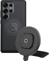 „QUAD LOCK“ lipnus automobilio prietaisų skydelio telefono laikiklis su „MAG“ belaidžio įkrovimo galvute V2 ir „MAG“ dėklu, skirtas „Galaxy S25 Ultra“