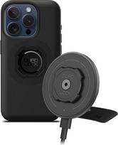 „QUAD LOCK“ lipnus telefono laikiklis automobilio prietaisų skydeliui su „MAG“ belaidžio įkrovimo galvute V2 ir „MAG“ dėklu, skirtas „iPhone 15 Pro“