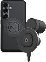 „QUAD LOCK“ oro ventiliacijos angos telefonų laikiklis automobiliui su „MAG“ belaidžio įkrovimo galvute V2 ir „MAG“ dėklu, skirtas „Galaxy S25“