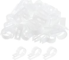 „QUARKZMAN“ R tipo kabelių spaustukai, 19 mm (0,74 colio) kabelių spaustukai, kabelio tvarkyklė, kabelio spaustukai, balti, skirti kabelių tvarkymui, 200 vnt. pakuotė | Nailono kabelio spaustukai, kabelio laikikliai, korpuso spaustukai, kabelio spaustukai