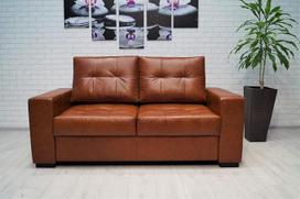 „Quattro Meble“ natūralios odos 2,5 vietų sofa „Mallorca Spades“ – ypač plati (175 cm) odinė sofa iš tikros odos, didelis spalvų pasirinkimas