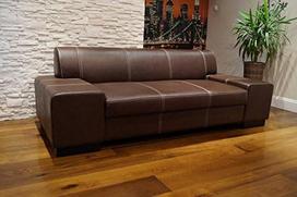 „Quattro Meble“ tikros odos 2,5 vietų sofa „London“, plotis 220 cm, odinė sofa iš tikros odos, didelis spalvų pasirinkimas