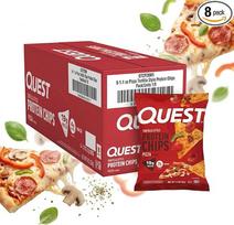 „Quest Nutrition“ baltyminiai tortiljų traškučiai (8 x 32 g) „Pizza“