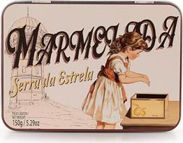 „Quinta de Jugais“ „Vintage“ uogienės skardinė, 150 g – tradicinė portugalietiška svarainių pasta – rankų darbo saldūs vaisiai iš Portugalijos