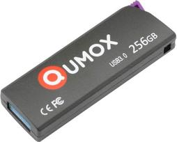„QUMOX“ USB atmintinė (256GB, USB 3.0, didelės spartos USB atmintinė, suderinama su „Windows“, „Mac“ ir „Linux“)