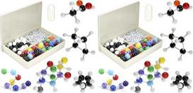 „QWORK®“ 240 dalių chemijos molekulių modelių rinkinys, organinės ir neorganinės chemijos molekulių modeliai, tinkami mokyklos pamokoms ir eksperimentams (2 vnt. pakuotė)