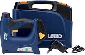 „Rapid BTX140“ akumuliatorinis segiklis, 7,2 V, skirtas 140 tipo segtuvams ir 8 tipo vinims | Belaidis segiklis, skirtas 140 tipo segtuvams (6–14 mm) ir 8 tipo vinims, skirtas medžiui, folijai ir izoliacijai; komplekte yra akumuliatorius ir įkroviklis
