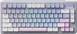 „Rapoo V700DIY-75“ mechaninė belaidė žaidimų klaviatūra, skirta PC ir „Mac“ | „Bluetooth 5.0“ / 2,4 GHz / laidinis ryšys, 75 % klavišų, „Hot-Swap“, „Speed-Silver“ linijiniai jungikliai, montavimas su tarpikliais, švelnus garsas, 16,8 mln. spalvų RGB apšvi