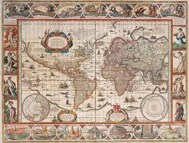 „Ravensburger“ 16633 Dėlionė, 2000 dalių, Pasaulio žemėlapis, senovinis stilius