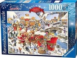 „Ravensburger“ 2011 m. Kalėdų riboto tiražo dėlionė „Kuriuo keliu eina Kalėdų Senelis?“ (1000 dalių)