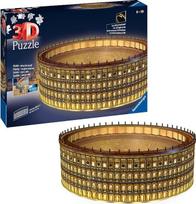 „Ravensburger“ 3D dėlionė 11148 „Kolizėjas“ („Night Edition“), tamsoje šviečiantis pasaulinio garso senovės Romos paminklas – trimatis modelis dideliems ir mažiems dėlionių mėgėjams nuo 8 metų