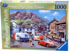 „Ravensburger“ „Happy Days“ Nr. 4 – Ežerų kraštas, 1000 dalių dėlionė
