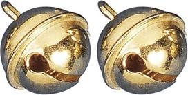 „Rayher“ 2503306 metaliniai varpeliai, sferiniai, skersmuo 19 mm, auksiniai, 10 vnt. pakuotė; Kalėdiniai varpeliai, dekoratyviniai varpeliai rankdarbiams, 2 vnt. pakuotė