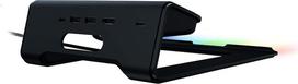 „Razer Chroma V2“ nešiojamojo kompiuterio laikiklis: pritaikomas „Chroma RGB“ apšvietimas – ergonomiškas dizainas – konstrukcija iš anoduoto aliuminio – 4 USB-C jungtys – matinė juoda spalva