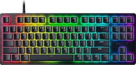 „Razer Huntsman V3 HE Magnetic Tenkeyless 8 kHz“ – magnetinė e. sporto klaviatūra su Holo efektu – „Snap Tap“ – „HyperPolling“ 8000 Hz – dvigubo klavišų paspaudimo prioritetas – kompiuteriui | JAV QWERTY išdėstymas