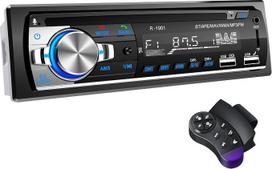 „RDS“ „Bluetooth“ automobilių radijas, „CENXINY“ automobilių radijas su „Bluetooth 5.0“ ir „Hands-Free“ funkcija, 1 DIN formato automobilių radijas su FM/2 USB/AUX/SD, ekvalaizeriu, MP3/WMA/WAV formatais, nuotolinio valdymo pultu, suderinamas su „iOS“ ir