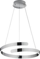 „Reality Leuchten“ „Parma R37071106“ LED pakabinamas šviestuvas iš metalo, chromuotas, su 37 vato LED lempute, jungikliu ir dimeriu