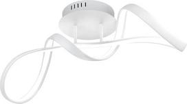 „Reality Leuchten“ „Perugia“ R67091131 LED lubinis šviestuvas iš metalo, matinės baltos spalvos, su 28 vatų LED lempute, jungikliu ir reguliatoriumi