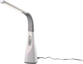 „Reality Leuchten“ „Vento R50381101“ LED stalo lempa su ventiliatoriumi, plastikinė, balta, su 5 vatų LED lempute ir 3 greičio nustatymais
