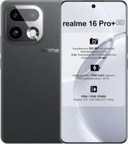 „realme 16 Pro+ 5G“ išmanusis telefonas, 6,8 colio AMOLED ekranas su 1,5K skiriamąja geba ir 144 Hz atnaujinimo dažniu, 12 + 512GB, 200 MP pagrindinė kamera su optiniu vaizdo stabilizatoriumi (OIS) ir 3,5 kartų teleobjektyvu, 7000 mAh, IP68/IP69K (pilkos