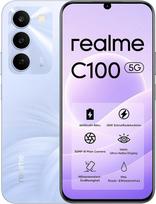 „realme C100 5G“ išmanusis telefonas be sutarties, 4GB + 256GB, išmanusis telefonas su 6600 mAh baterija ir 45 W įkrovimu, 6,8 colio itin ryškus ekranas ir 144 Hz atnaujinimo dažnis, „Android 16“ išmanieji telefonai, 50 MP AI kamera, 6,5 W atvirkštinis