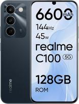 „realme C100 5G“ išmanusis telefonas su 128GB ROM, titano baterija (6600 mAh) ir 45 W greituoju įkrovimu, mobilusis telefonas su 144 Hz ekrano atnaujinimo dažniu ir itin dideliu ryškumu, „Android 16“ operacine sistema, karinio lygio atsparumu smūgiams, 6