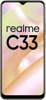 „realme C33“ 128GB / 4GB RAM, dvi SIM kortelės, smėlio-aukso spalvos